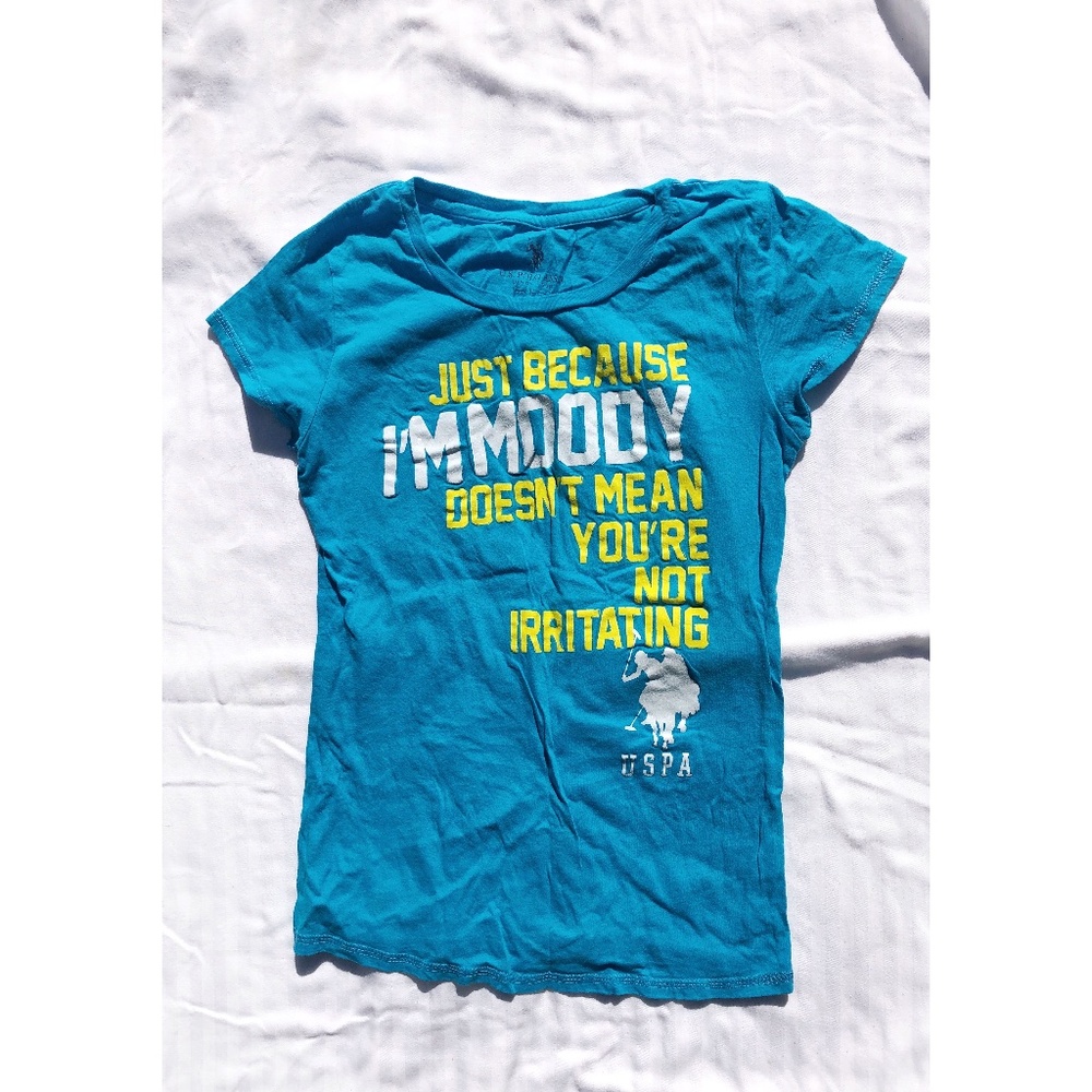 Blue Moody T Shirt